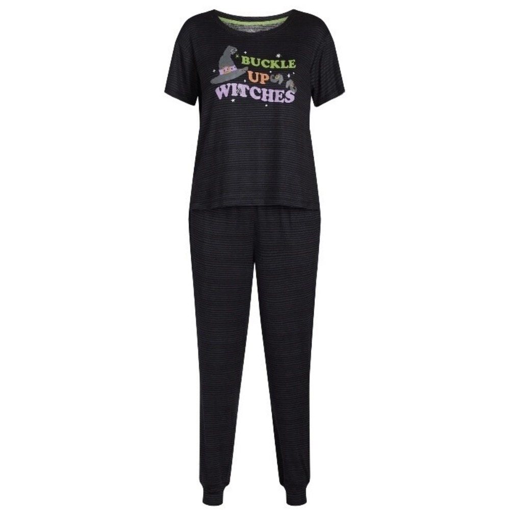 Way To Celebrate Womens Halloween 2 Piece Pajama Set 3X 22W-24W New with Tags
